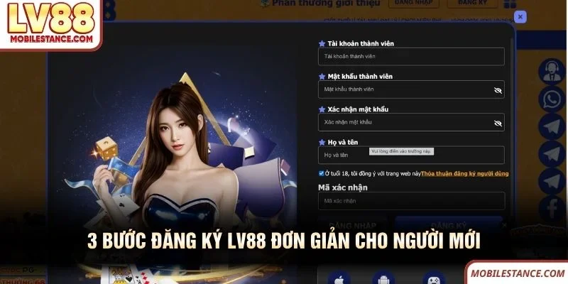 3 bước đăng ký LV88 đơn giản cho người mới 3 bước đăng ký LV88 đơn giản cho người mới