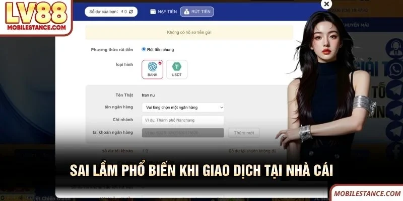 Sai lầm phổ biến khi giao dịch tại nhà cái LV88 Sai lầm phổ biến khi giao dịch tại nhà cái LV88