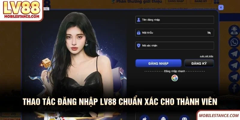 Thao tác đăng nhập LV88 chuẩn xác cho thành viên Thao tác đăng nhập LV88 chuẩn xác cho thành viên